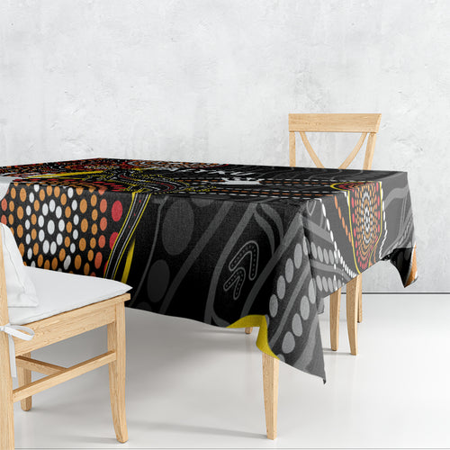 palyku-australia-lizard-aboriginal-art-tablecloth