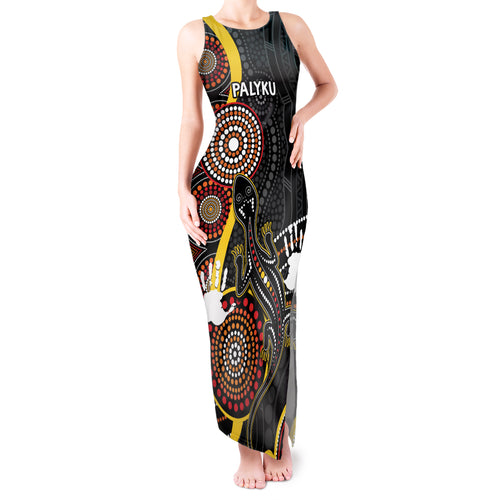 palyku-australia-lizard-aboriginal-art-tank-maxi-dress