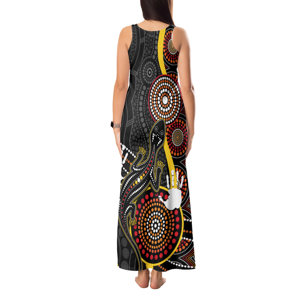 palyku-australia-lizard-aboriginal-art-tank-maxi-dress