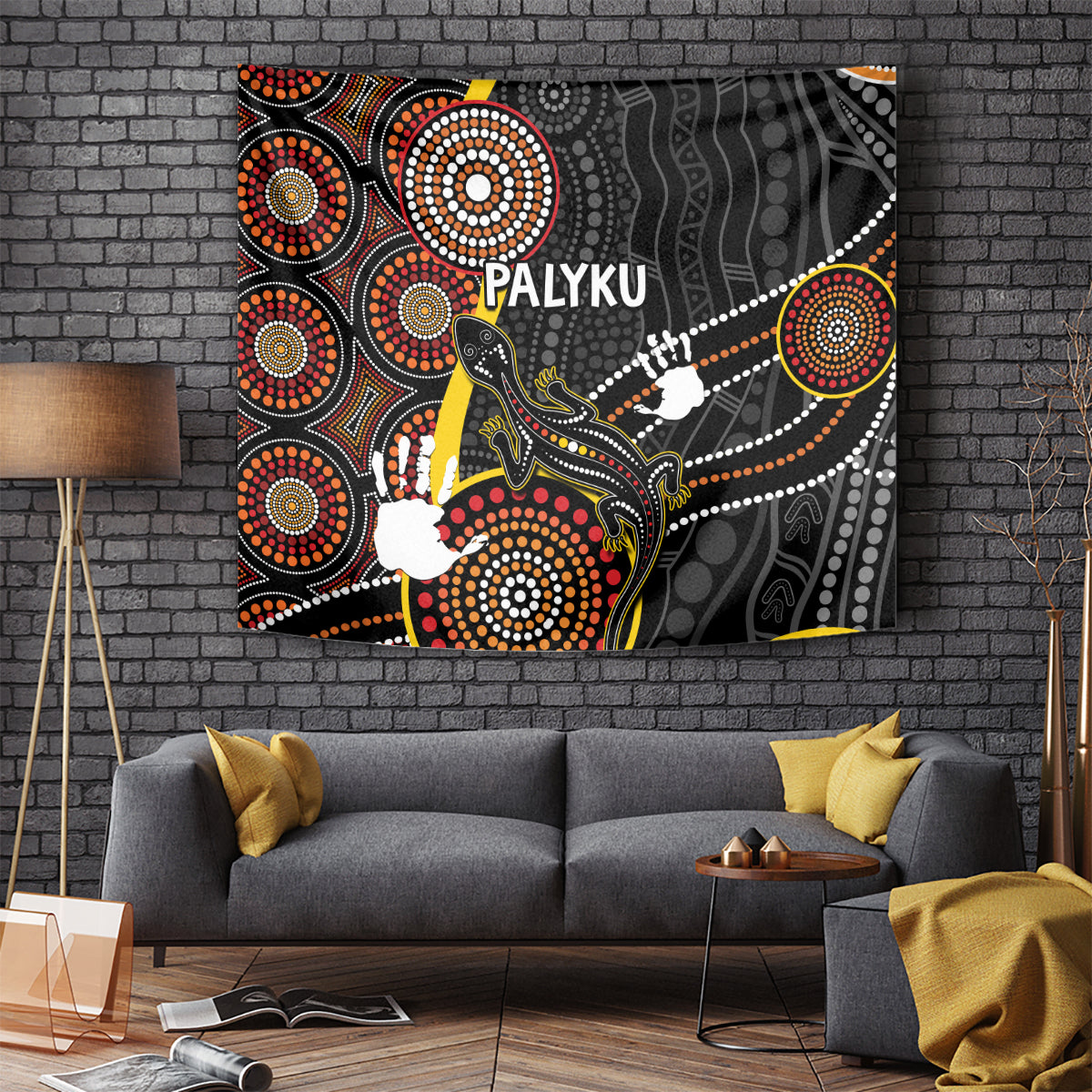 palyku-australia-lizard-aboriginal-art-tapestry