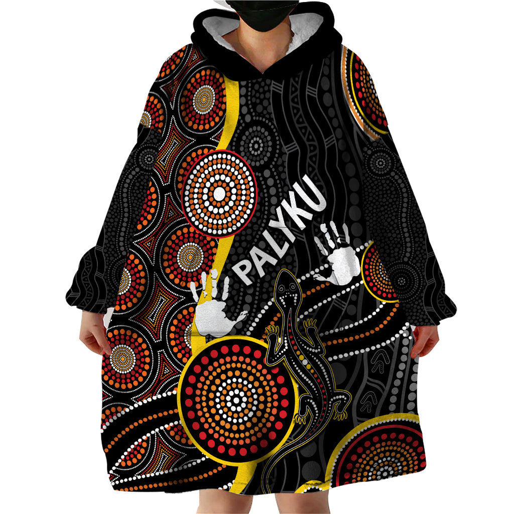 palyku-australia-lizard-aboriginal-art-wearable-blanket-hoodie