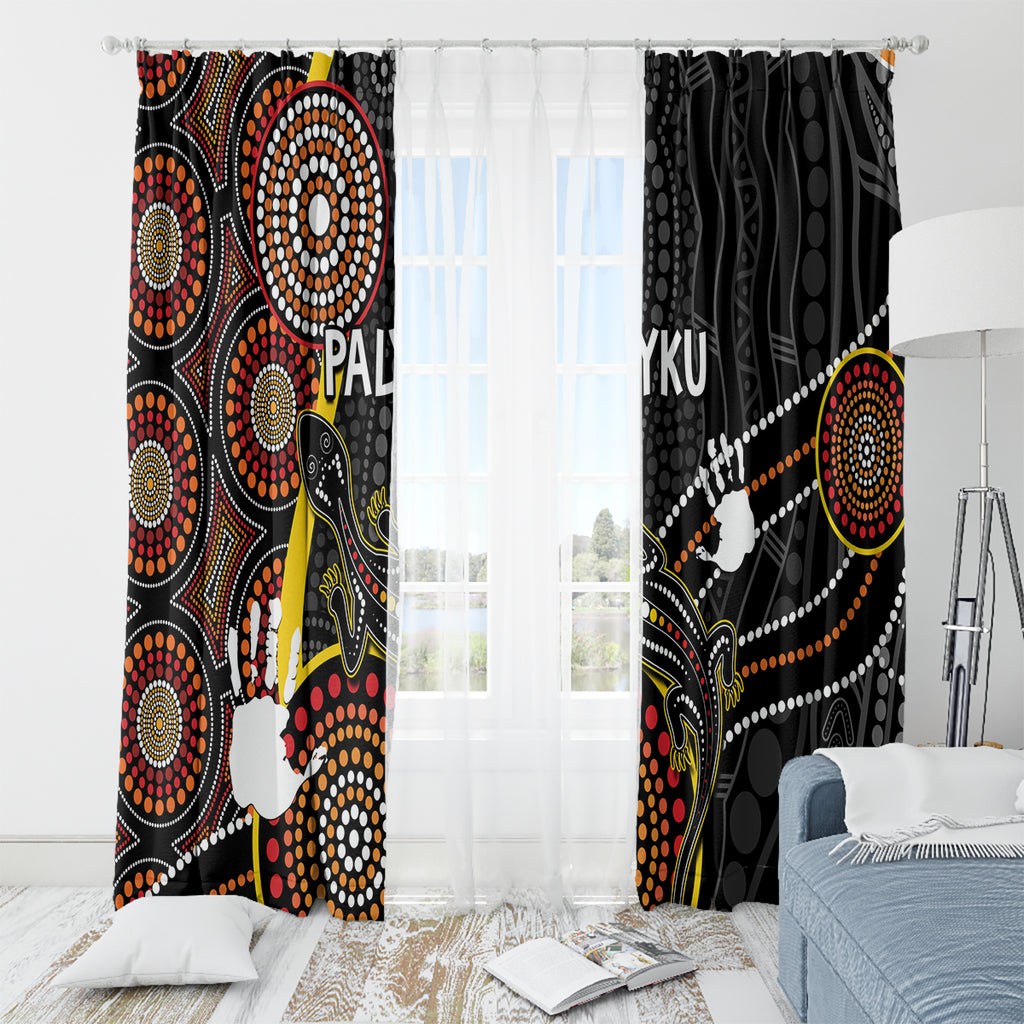 palyku-australia-lizard-aboriginal-art-window-curtain