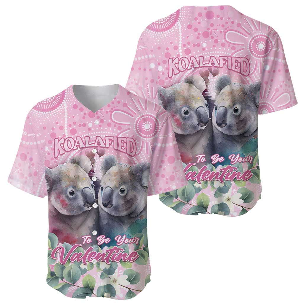 Australia Koala Valentine's Day Baseball Jersey Koalified To Be Your Valentine
