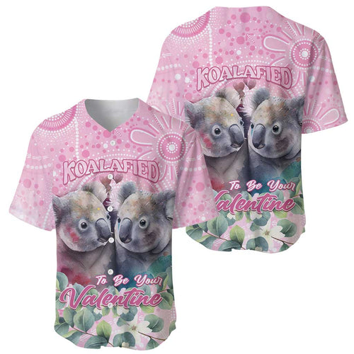 Australia Koala Valentine's Day Baseball Jersey Koalified To Be Your Valentine