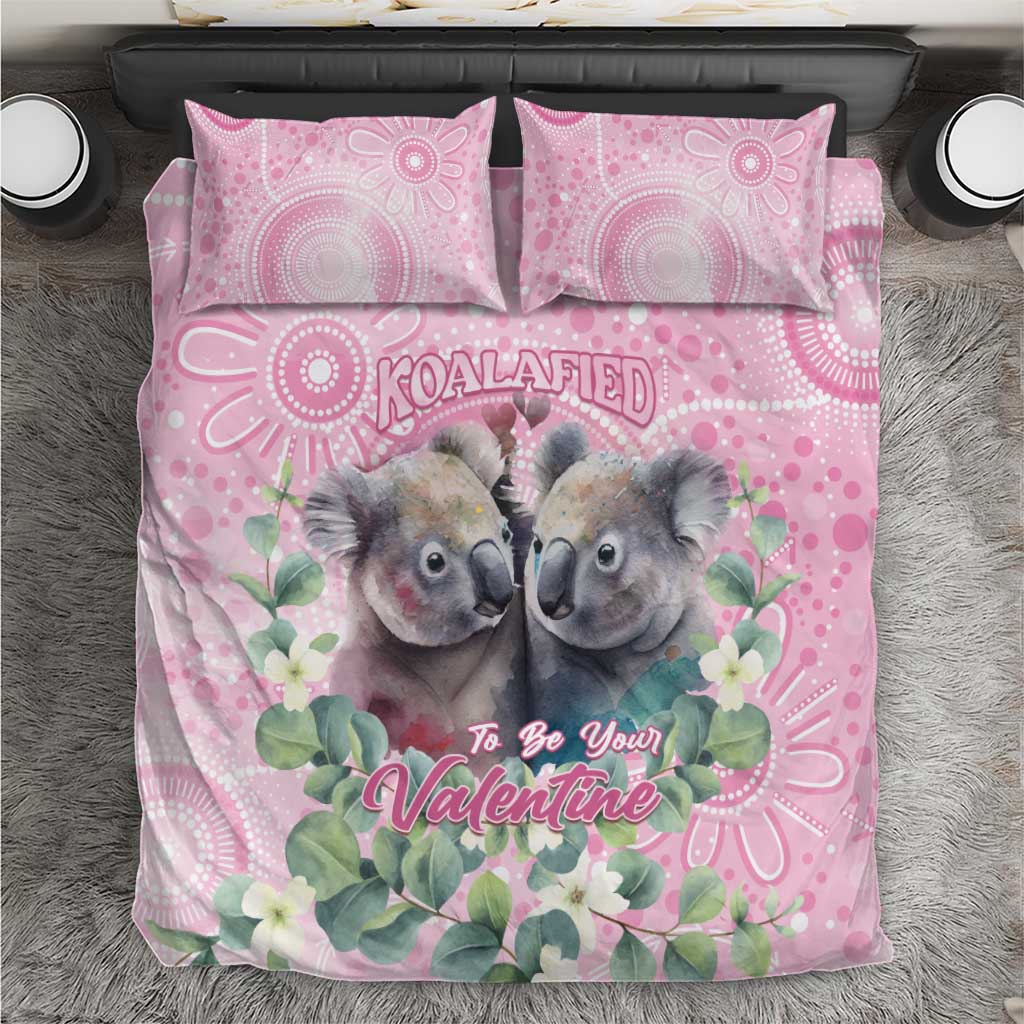 Australia Koala Valentine's Day Bedding Set Koalified To Be Your Valentine