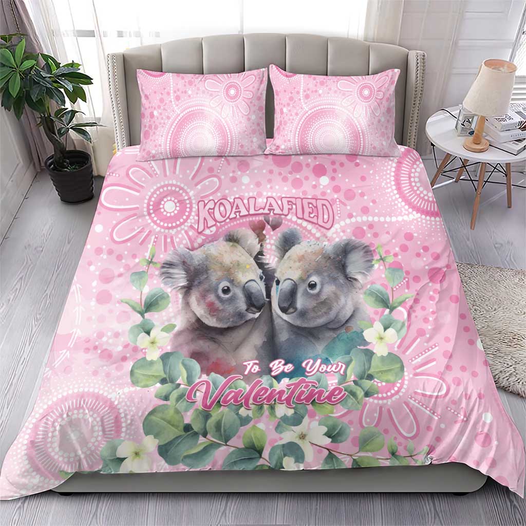 Australia Koala Valentine's Day Bedding Set Koalified To Be Your Valentine