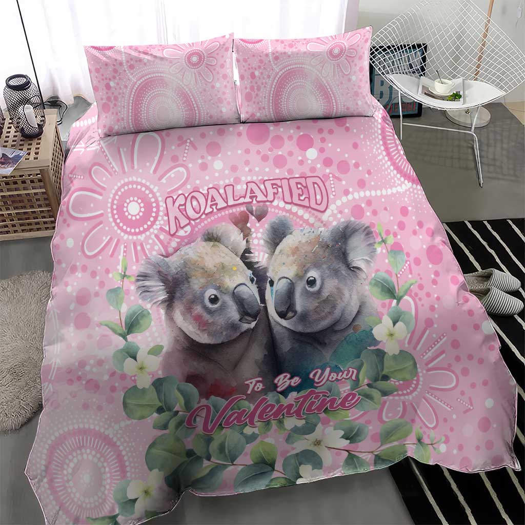 Australia Koala Valentine's Day Bedding Set Koalified To Be Your Valentine