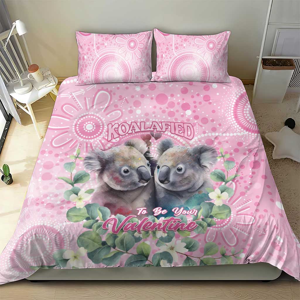 Australia Koala Valentine's Day Bedding Set Koalified To Be Your Valentine