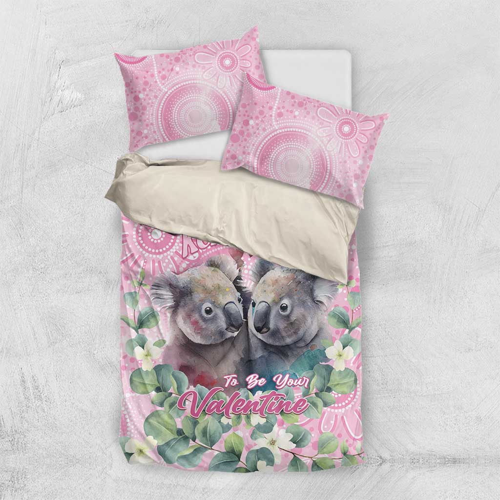 Australia Koala Valentine's Day Bedding Set Koalified To Be Your Valentine