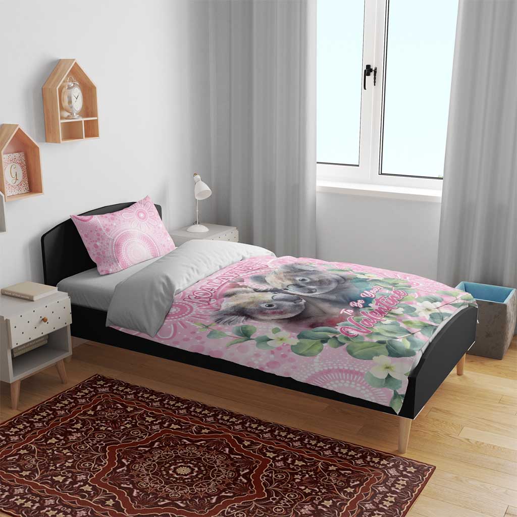Australia Koala Valentine's Day Bedding Set Koalified To Be Your Valentine