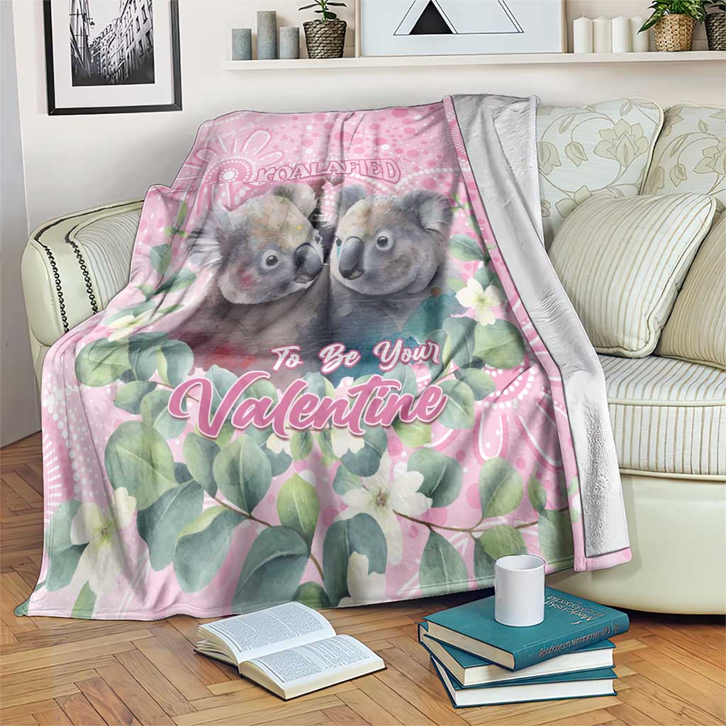 Australia Koala Valentine's Day Blanket Koalified To Be Your Valentine