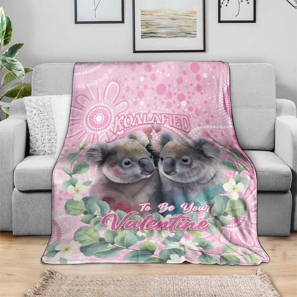 Australia Koala Valentine's Day Blanket Koalified To Be Your Valentine