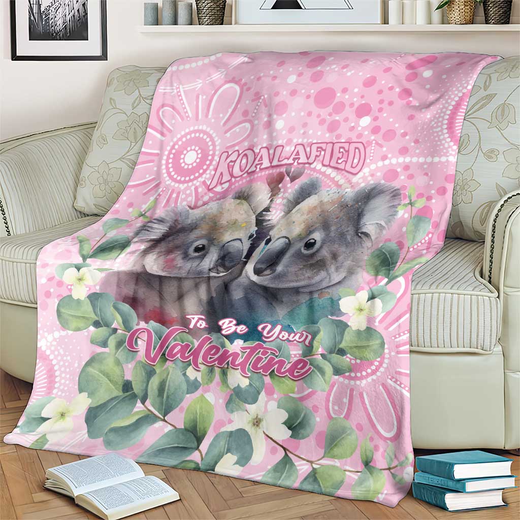 Australia Koala Valentine's Day Blanket Koalified To Be Your Valentine