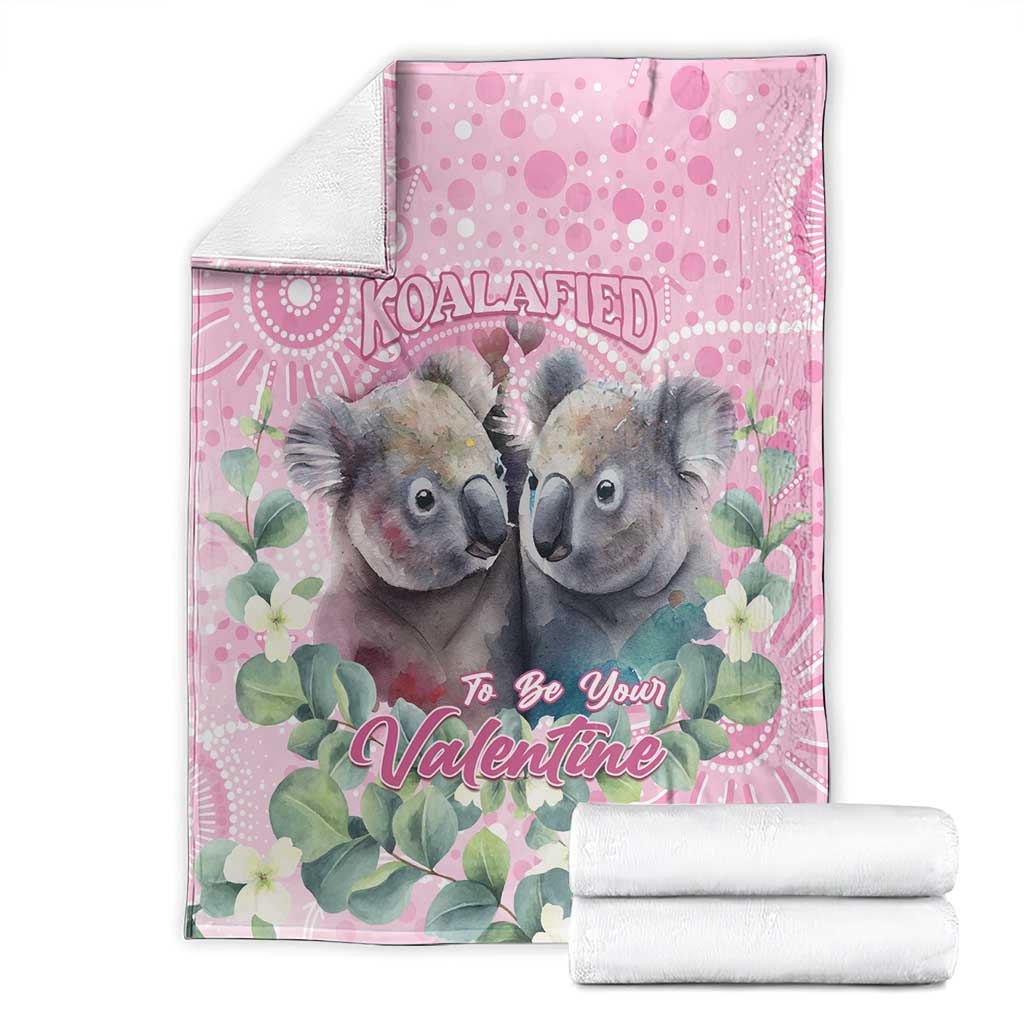 Australia Koala Valentine's Day Blanket Koalified To Be Your Valentine