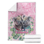 Australia Koala Valentine's Day Blanket Koalified To Be Your Valentine