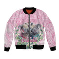 Australia Koala Valentine's Day Bomber Jacket Koalified To Be Your Valentine