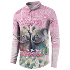 Australia Koala Valentine's Day Button Sweatshirt Koalified To Be Your Valentine