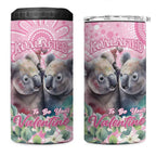 Australia Koala Valentine's Day 4 in 1 Can Cooler Tumbler Koalified To Be Your Valentine