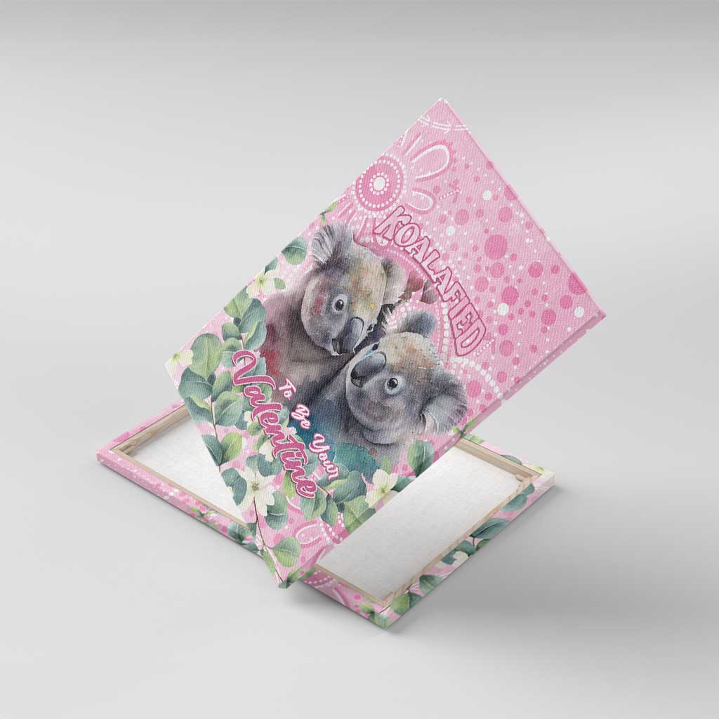 Australia Koala Valentine's Day Canvas Wall Art Koalified To Be Your Valentine