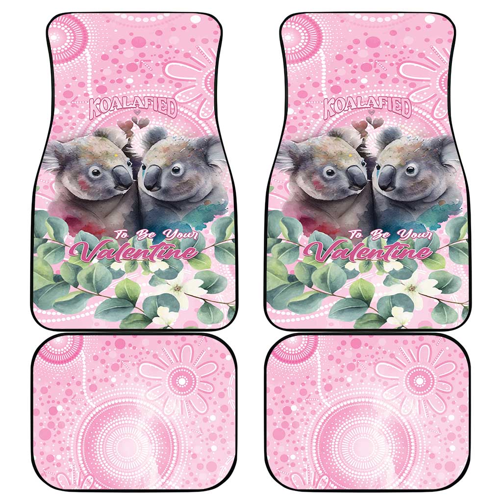 Australia Koala Valentine's Day Car Mats Koalified To Be Your Valentine