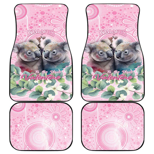 Australia Koala Valentine's Day Car Mats Koalified To Be Your Valentine