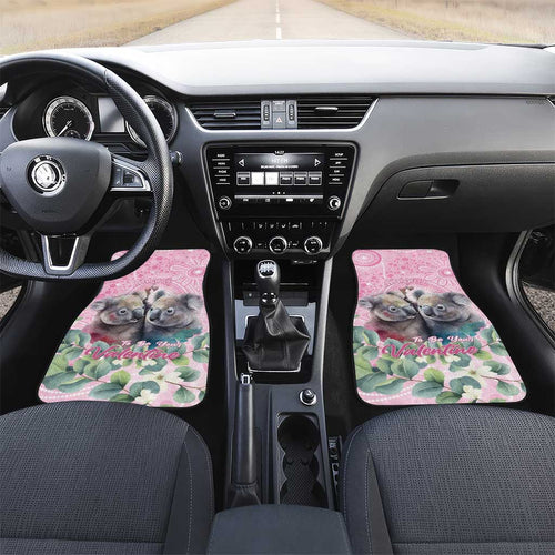 Australia Koala Valentine's Day Car Mats Koalified To Be Your Valentine