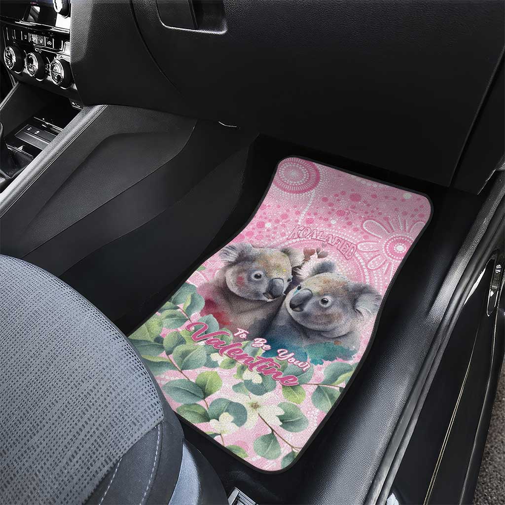Australia Koala Valentine's Day Car Mats Koalified To Be Your Valentine