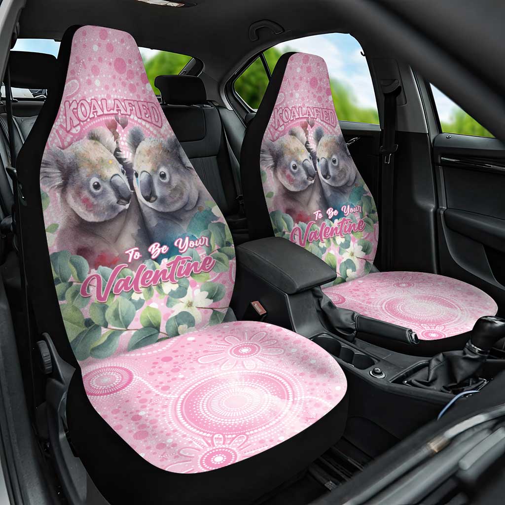 Australia Koala Valentine's Day Car Seat Cover Koalified To Be Your Valentine