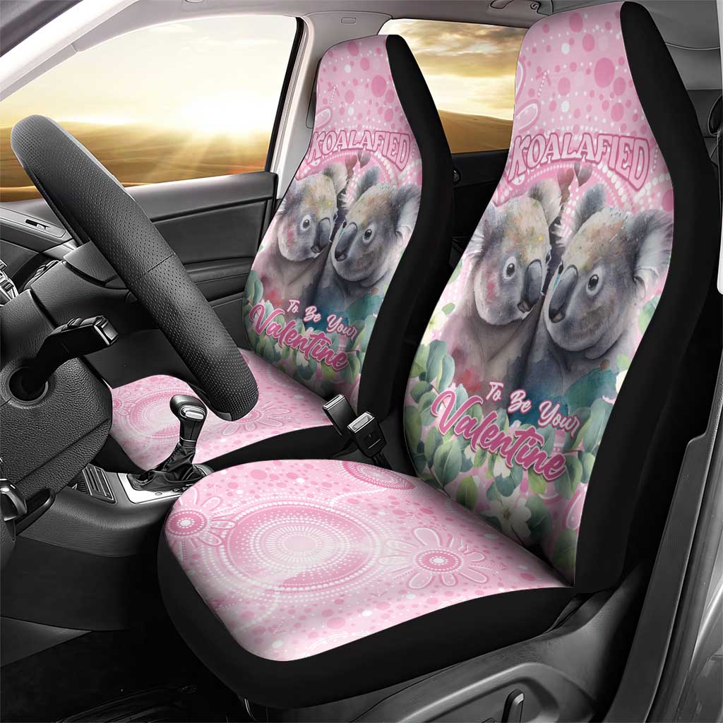 Australia Koala Valentine's Day Car Seat Cover Koalified To Be Your Valentine