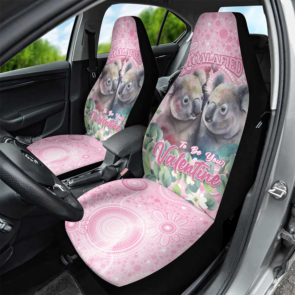 Australia Koala Valentine's Day Car Seat Cover Koalified To Be Your Valentine