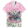 Australia Koala Valentine's Day Family Matching Puletasi and Hawaiian Shirt Koalified To Be Your Valentine