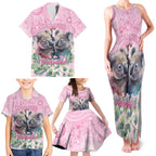 Australia Koala Valentine's Day Family Matching Tank Maxi Dress and Hawaiian Shirt Koalified To Be Your Valentine