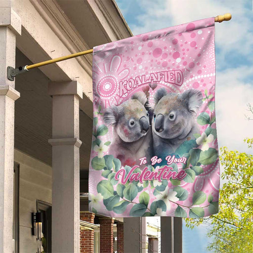 Australia Koala Valentine's Day Garden Flag Koalified To Be Your Valentine