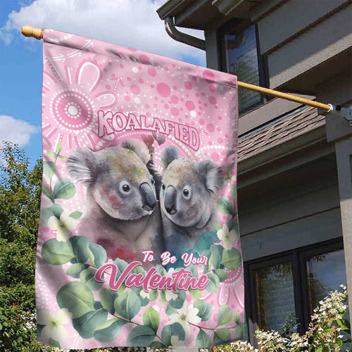 Australia Koala Valentine's Day Garden Flag Koalified To Be Your Valentine