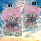 Australia Koala Valentine's Day Garden Flag Koalified To Be Your Valentine