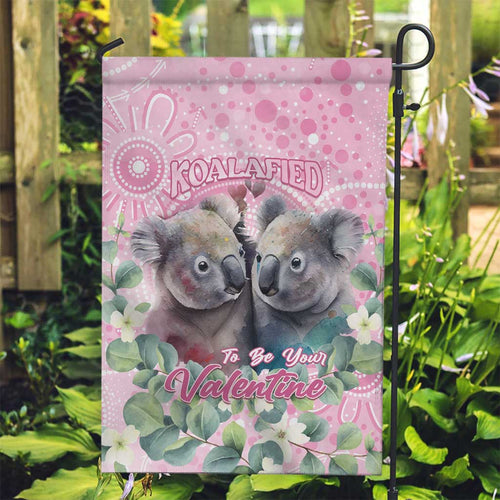 Australia Koala Valentine's Day Garden Flag Koalified To Be Your Valentine