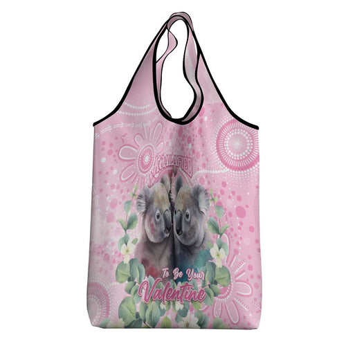 Australia Koala Valentine's Day Grocery Bag Koalified To Be Your Valentine