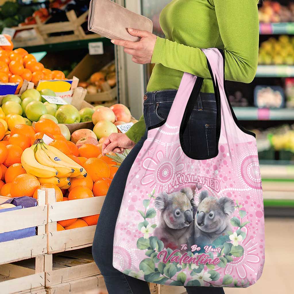 Australia Koala Valentine's Day Grocery Bag Koalified To Be Your Valentine