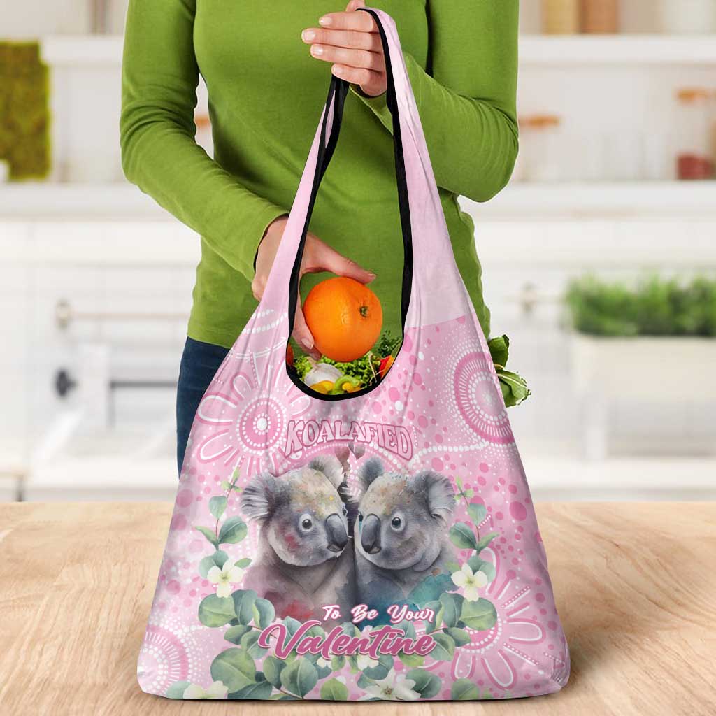 Australia Koala Valentine's Day Grocery Bag Koalified To Be Your Valentine