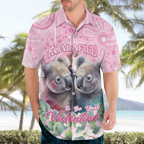 Australia Koala Valentine's Day Hawaiian Shirt Koalified To Be Your Valentine