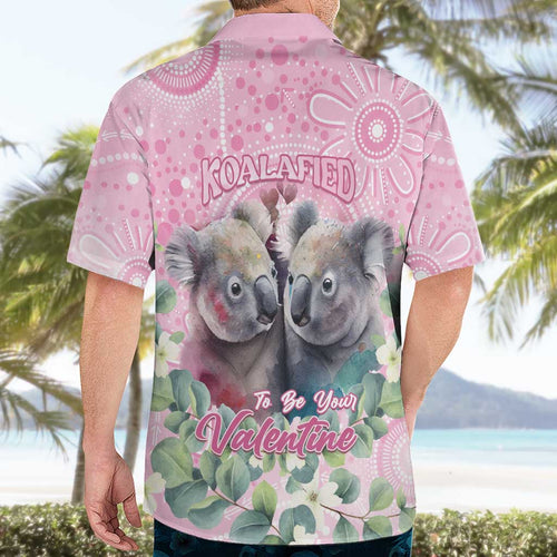 Australia Koala Valentine's Day Hawaiian Shirt Koalified To Be Your Valentine