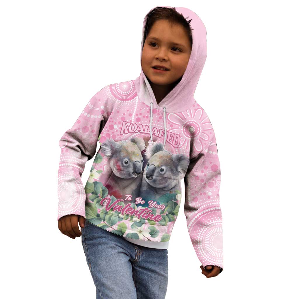 Australia Koala Valentine's Day Kid Hoodie Koalified To Be Your Valentine