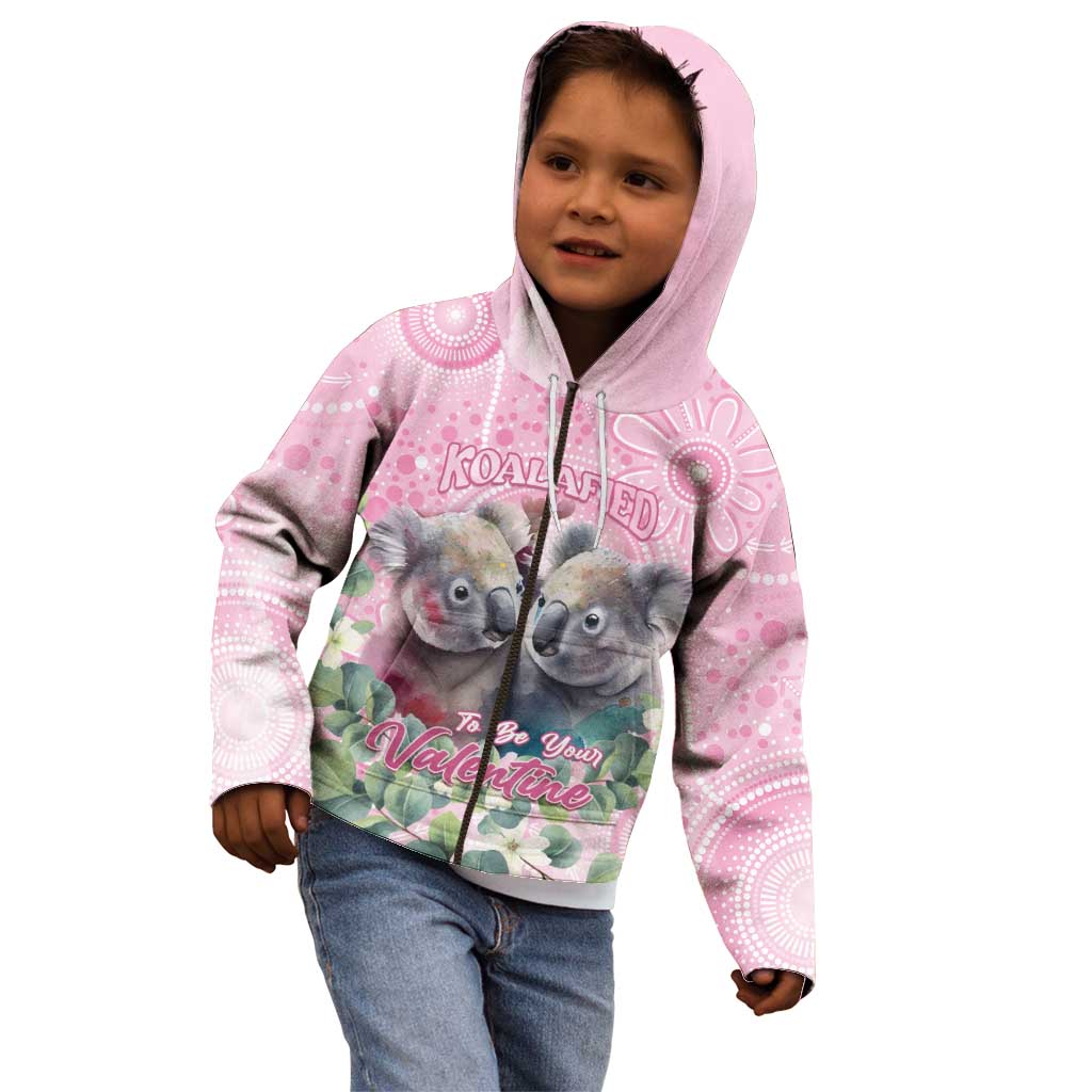 Australia Koala Valentine's Day Kid Hoodie Koalified To Be Your Valentine