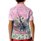 Australia Koala Valentine's Day Kid Polo Shirt Koalified To Be Your Valentine