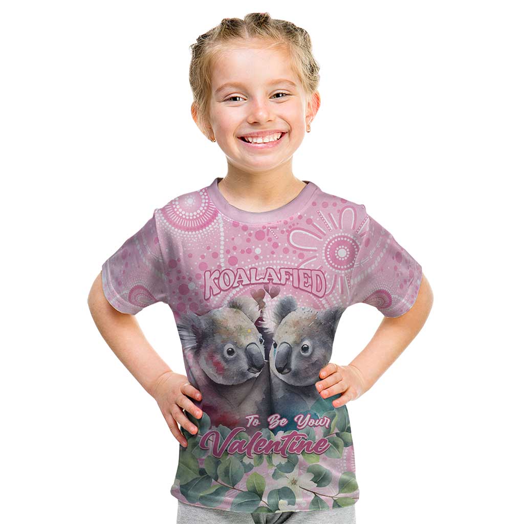 Australia Koala Valentine's Day Kid T Shirt Koalified To Be Your Valentine