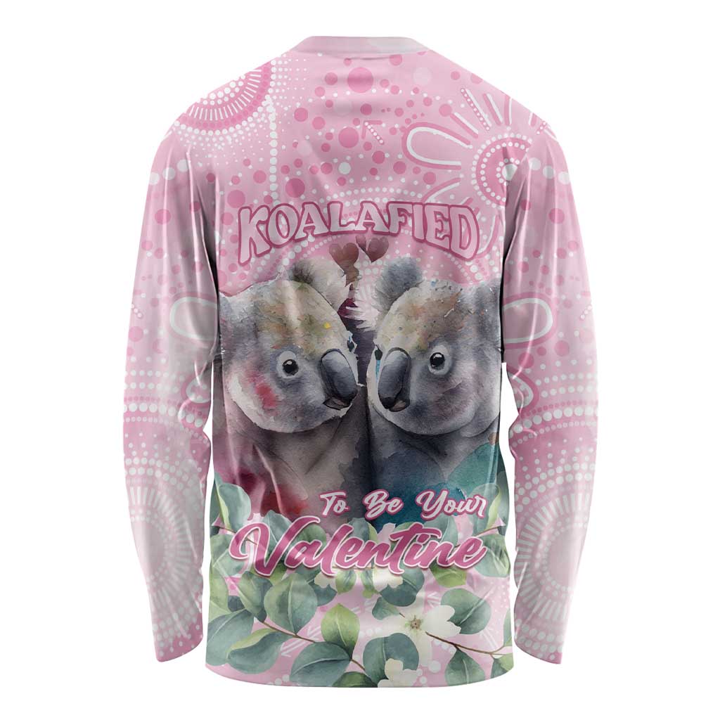 Australia Koala Valentine's Day Long Sleeve Shirt Koalified To Be Your Valentine