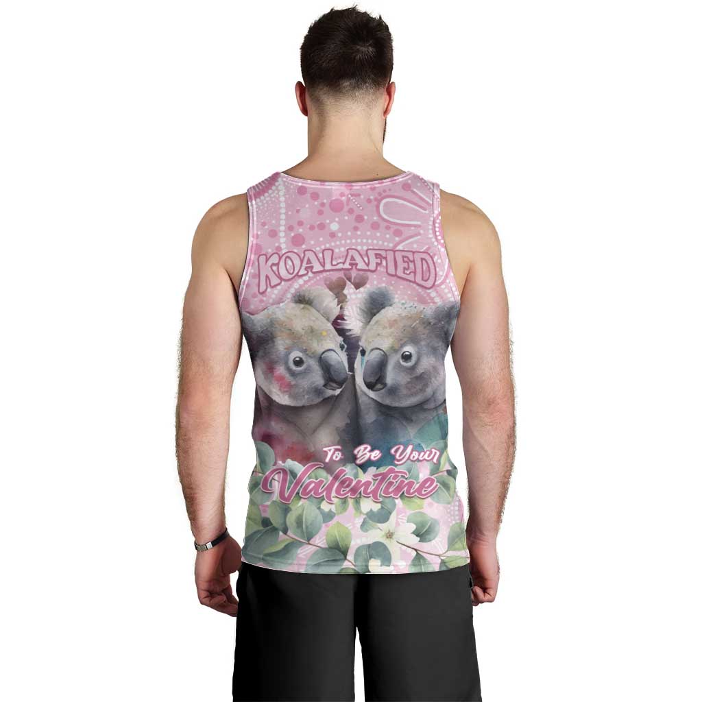 Australia Koala Valentine's Day Men Tank Top Koalified To Be Your Valentine