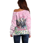 Australia Koala Valentine's Day Off Shoulder Sweater Koalified To Be Your Valentine