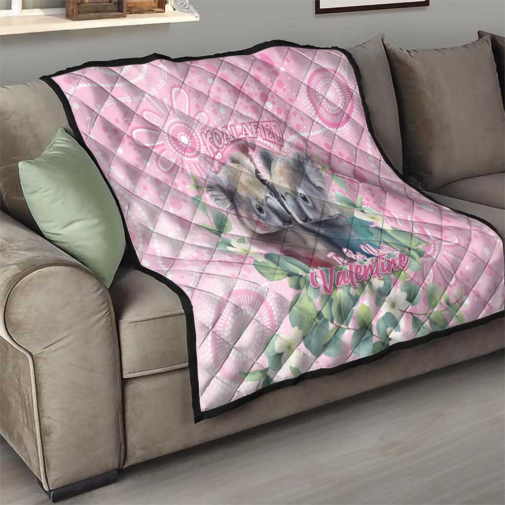 Australia Koala Valentine's Day Quilt Koalified To Be Your Valentine