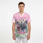 Australia Koala Valentine's Day Scrub Top Koalified To Be Your Valentine - Aussie Hoodie